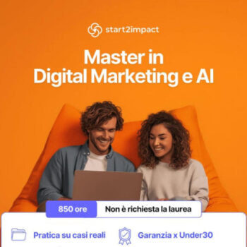 Master in Digital Marketing e AI – Start2impact